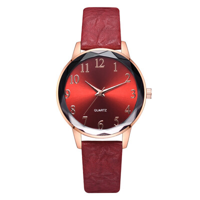 

RM New Fashion Simple Ladies Multicolor Leather Belt Ladies Watch Quartz Watch