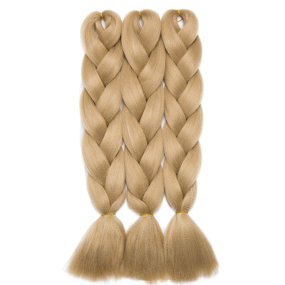 

3 Packs Braiding Hair Ombre for crochet Hair Weave with Synthetic&Twist Braiding Hair Extensions