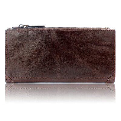 

Tailored Men Genuine Leather Wallet Leather CreditID Card Holder Purse Wallet BK
