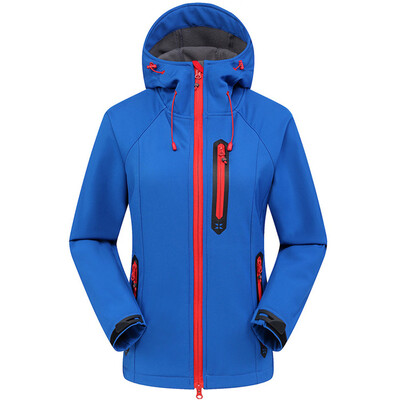 

Toponeto Womans New Soft Shell Sweater Single Layer Waterproof And Breathable Coat
