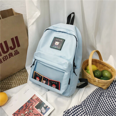 

Ins bag female Korean high school students Mori campus simple ancient feeling backpack backpack backpack