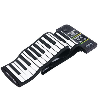 

88 Key Electronic Piano Keyboard Silicon Flexible Roll Up Piano with Loud Speaker