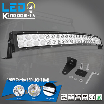 

32 inch CURVED LED LIGHT BAR COMBO FOR JEEP OFFROAD RHINO SANDRAIL BOAT SUV ATV