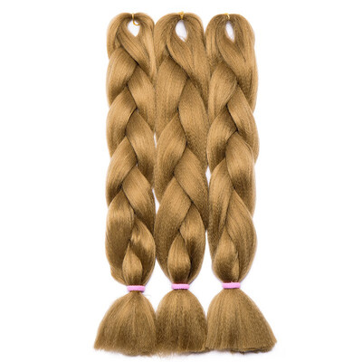 

3 Packs Braiding Hair Ombre for crochet Hair Weave with Synthetic&Twist Braiding Hair Extensions