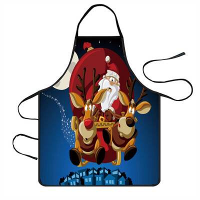 

Tailored Christmas Decoration Waterproof Apron Kitchen Aprons Dinner Party Apron