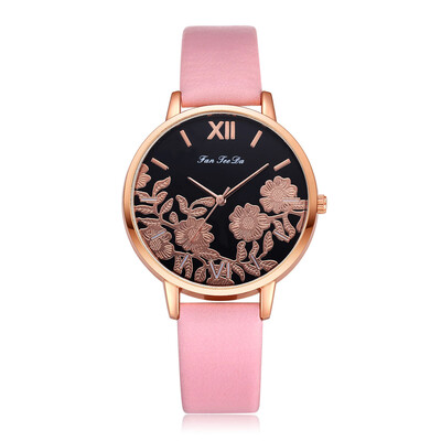 

FANTEEDA Womens Watch Fashion Flower Dial Print Watch