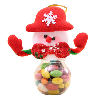 

〖Follure〗Cute Christmas Candy Storage Can Decor For Home Gift Biscuit Food Storage Jar