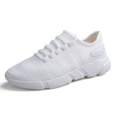 

Flying woven mesh male soft bottom ultra light breathable running shoes shock absorption wear-resistant anti-slip