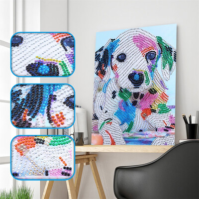 

Gobestart Full Drill Special Shaped Diamond Painting DIY 5D Drill Cross Stitch Kits Crysta