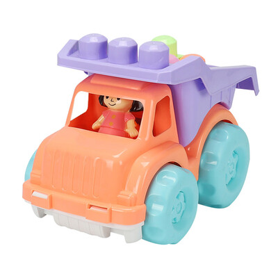 

Tailored Large Particle Building Blocks DIY Assembled Engineering Car Model Boy Girl Toy Gift