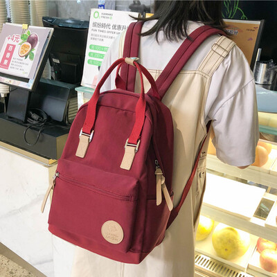 

Gurugan Girls schoolbag Japanese Korean version of high school students backpack Sen Department Baitao College Feng ins shoulder