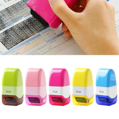 

〖Follure〗1Pcs Guard Your ID Roller Stamp SelfInking Stamp Messy Code Security Office