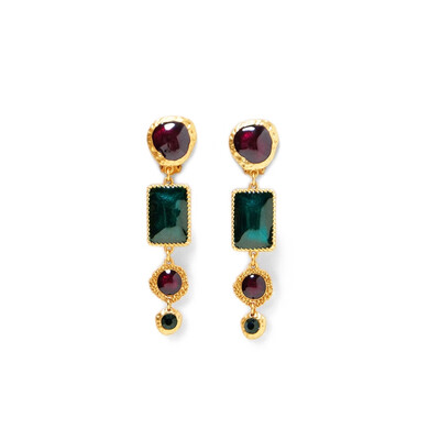 

AOTEMAN Vintage Earrings For Women Gold Color Geometric Statement Earring 2019 Metal Earing Za Fashion Jewelry Christmas Gifts