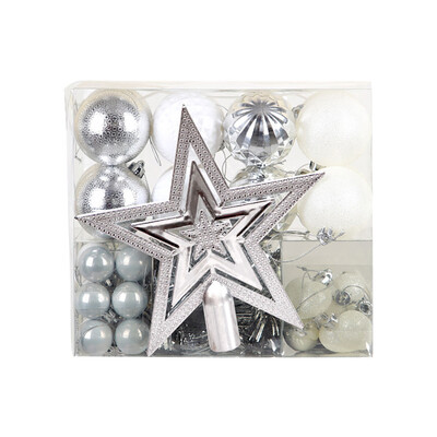 

Gobestart 50Pcs Christmas Ball Baubles Party Xmas Tree Decorations Hanging Ornament Decor