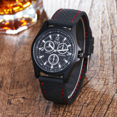 

New silicone sports mens quartz watch mens military outdoor watch