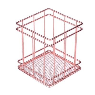 

Nordic Style Rose Gold Wrought Iron Pen Holder School Stationery Kids Gifts