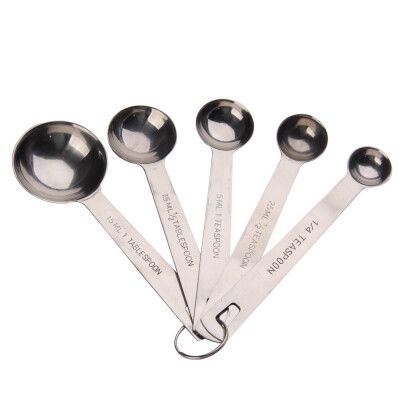 

5Pcs Stainless Steel Delicate Table Coffee Tea Measuring Spoon Kitchen Tool