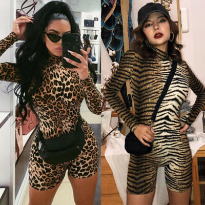

Women Playsuit Party Jumpsuit Romper Short Trousers Pants Clubwear Long Sleeve