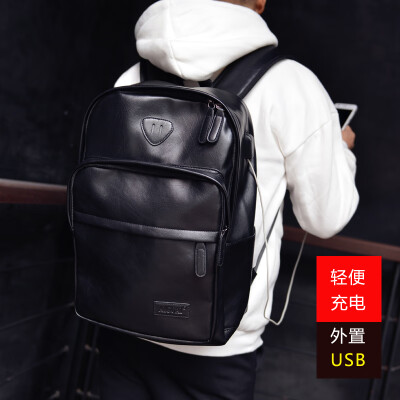 

Ai Biao Shoulder Bag Men Backpack Leisure Fashion Student Bag Computer Bag Han Chao Bag