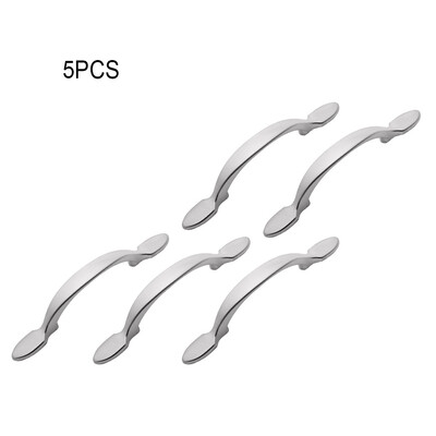 

〖Follure〗Basics Tapered Bow Cabinet Handle 45 57in Length 3in Hole Center Satin Nickel
