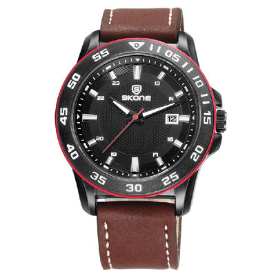 

SKONE Fashion Casual Watches 3ATM Water-resistant Men Quartz Watch Male Military Wristwatch Relogio Musculino