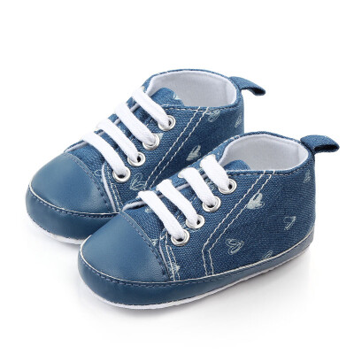 

New Canvas Baby Sneaker Sport Shoes For Girls Boys Newborn Shoes Baby Walker Infant Toddler Soft Bottom Anti-slip First Walkers