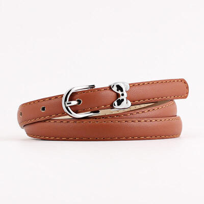 

Women Faux Leather Belts Candy Color Thin Skinny Waistband Adjustable Belt Dress Strap cinturon mujer cinto feminino belt