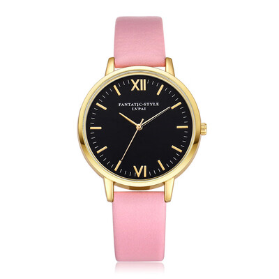 

Womens Watches Best Selling Casual Scale Disc Ladies Quartz Wristwatch Fashion Leather Strap Featured Clock Zegarki Damskie