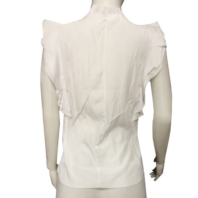 

Nomeni Women Summer Casual Ruffles Sleevess Vest T-Shirt Blouse Cami Tops