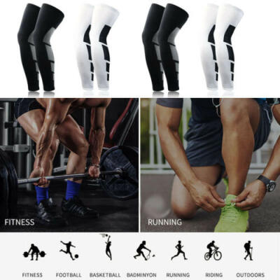 

Long High Compression Leg Thigh Sleeve Knee Support Calf Socks Stocking Unisex