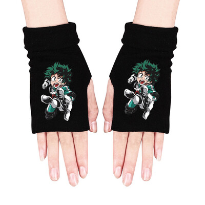 

Japanese Anime Cute Cartoon Knitted Gloves Attack On TitanNarutoMy Hero Academia Soft Warm Cosplay Gloves
