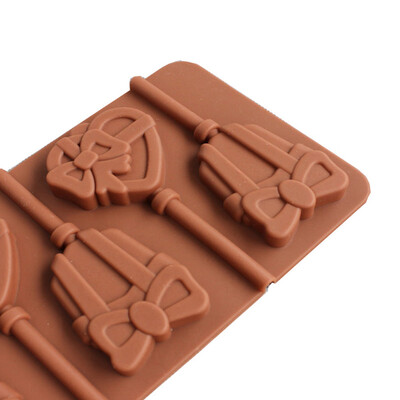 

Gobestart Silicone mold love lollipop DIY chocolate mold cake decoration mold