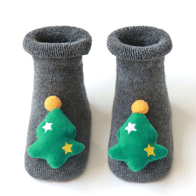 

Toddler Christmas Floor Socks Baby Cute Non-Slip Cotton Toddler Floor SocksSuit For 1-3 Years Old