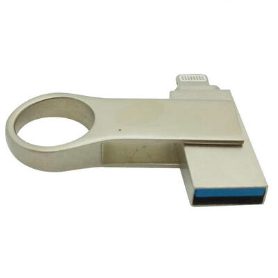 

A004 64GB 3-in-1 Flash Drive USB 20 Type C Lightning U Disk For Computer Smartphone