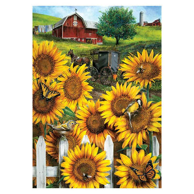 

5D DIY Full Drill Diamond Painting Sunflower Cross Stitch Embroidery Mosaic