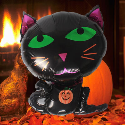 

Balloon Cartoon Cute Black Cat Shape Aluminum Balloons for Party DecorationCat BalloonFestival Balloon