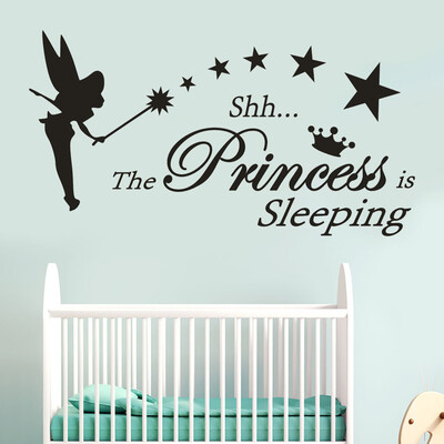 

〖Follure〗The Princess Is Sleeping PVC Sticker Wall Sticker Living Room Decoration