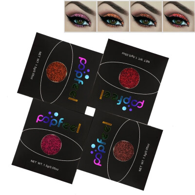 

4 color diamond eye shadow makeup bright fashion beautiful glitter superposition eye shadow stage makeup