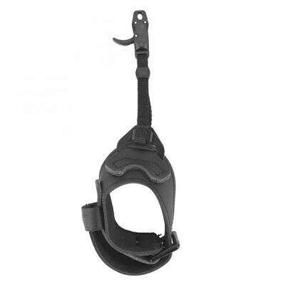 

Greensen Portable Black PU Rotate 360 Degrees Adjustable Archery Bow Wrist Release Aid Trigger Shooting