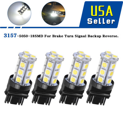 

8x 3157 3156 18SMD 5050 LED Tail Brake Light Bulb White 4114 3456 3757 3057