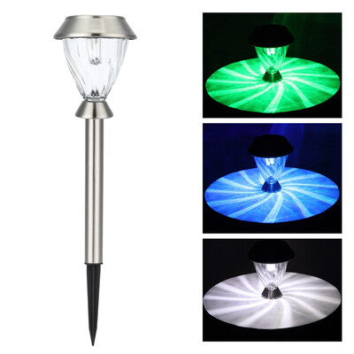 

〖Follure〗LED Outdoor Stainless Steel White Color Changing Solar Lawn Light Pathway