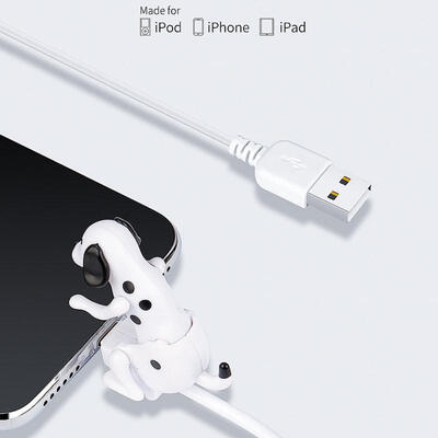 

Creative Dog Shape USB To Micro USB Type-C Lightning Charging Data Cable For Mobile Phones-MICRO USB