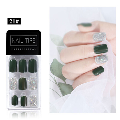 

Gobestart Finished Nail Patches 30Pcs Boxed Removable Repeated Use Of fake Nail Patches