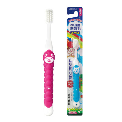 

Hui Bai Shi EBiSU Japan imported childrens toothbrush child fangs defense soft hair toothbrush 2 sticks