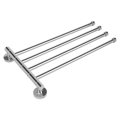 

Ashata Rotating Towel Wall Mounted Hanger Holder Hook Organizer Home Kitchen Bathroom Towel Hanger