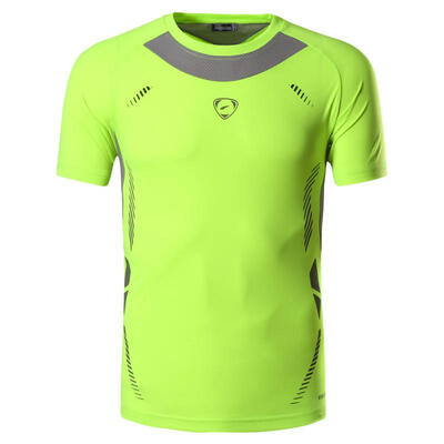 

Mens Fitness Sports Tights Stretch Short Sleeve Quick-drying Compression T Shirt Running Training Shirts LSL322