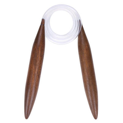 

Carbonized Wood Knitted Crochet Hook Thick Sweater Carpet Ring Needle Tool