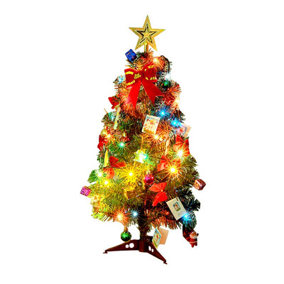 

Toponeto Mini Table Top Christmas Tree Decoration LED Decor Home Xmas Gift Party