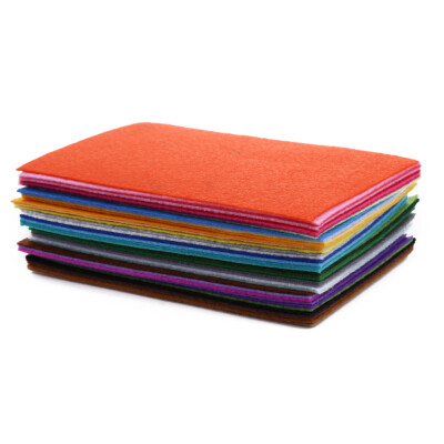 

40pcs Colorful Non-Woven Felt Fabric Cloth Felts for DIY Art Craft Fabrics