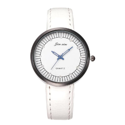 

Women Fashion Casual PU Leather Band Watch Lady Simple Alloy Case Quartz Wrist Watch